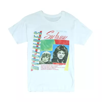 Buy Vintage Moody Blues Sur La Mer World Tour T-Shirt Size Medium Band Tee 1990 90s • 39.21£