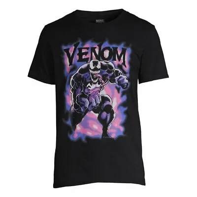 Buy VENOM Marvel Comics Purple Smoke Black Vintage Style Men's T-Shirt NEW • 23.29£