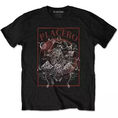 Buy Placebo Unisex T-Shirt: Astro Skeletons OFFICIAL NEW  • 16.63£