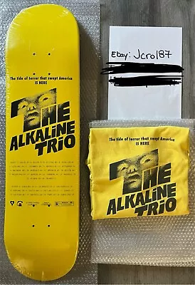 Buy Alkaline Trio 2018 Is This Thing Cursed Tour 2XL T-Shirt Skateboard Set 8.0 Rare • 465.97£