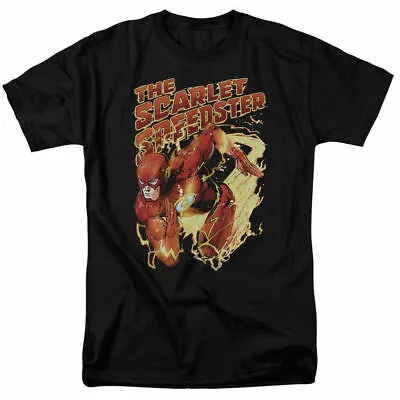 Buy The Flash Scarlet Speedster T Shirt  Licensed Comic Book Tee Black • 16.33£
