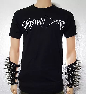 Buy Christian Death (logo ) Band Official  T-shirt • 19.32£