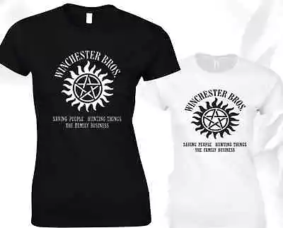 Buy Winchester Brothers Ladies T Shirt Supernatural Winchester Brothers Devil Womens • 8.99£