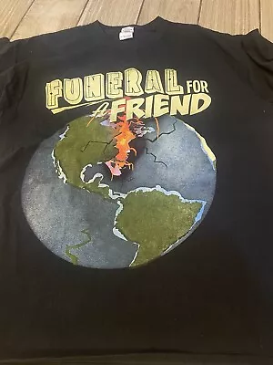 Buy Funeral For A Friend Globe T Shirt New Official Casually Dressed Hours Memory • 3.50£