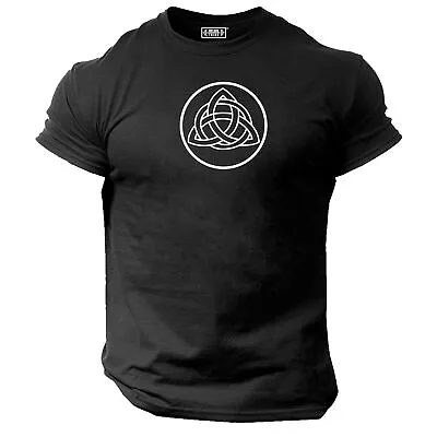 Buy Triquetra T Shirt Gym Clothing Bodybuilding Workout MMA Vikings Warrior Odin Top • 6.97£