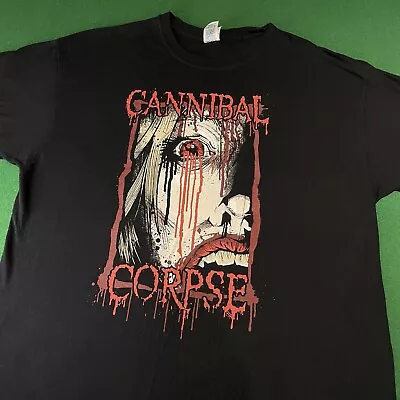 Buy OFFICIAL Cannibal Corpse - ‘Slasher’ T-Shirt | DEATH METAL HORROR  [XL] • 20.95£