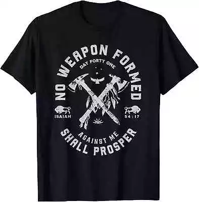 Buy Vintage No Weapon Formed Against Me Shall Prosper Christian T-Shirt, Size S-5XL • 18.66£