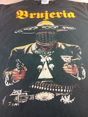 Buy Vintage BRUJERIA Concert OG T-shirt GRINDCRUSHER Earache Metal Grindcore Napalm  • 51.88£