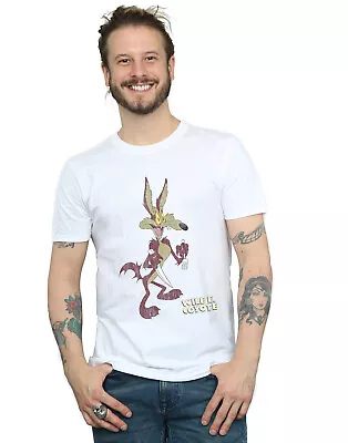 Buy Looney Tunes Men's Wile E Coyote Distressed T-Shirt • 13.99£