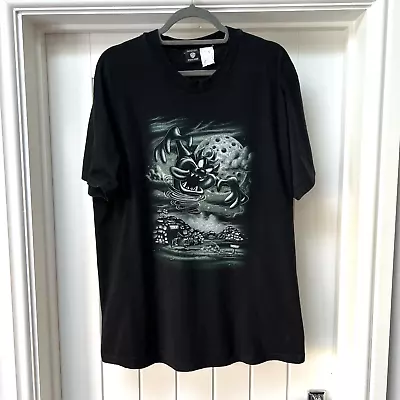 Buy Warner Bros T Shirt Men's UK Large Black Tasmanian Devil Short Sleeved • 11.99£