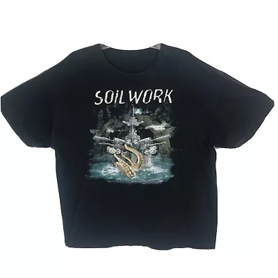 Buy Soilwork Heavy Metal Band XL 2 Side TShirt We Break For Nobody Pirate Battleship • 16.39£