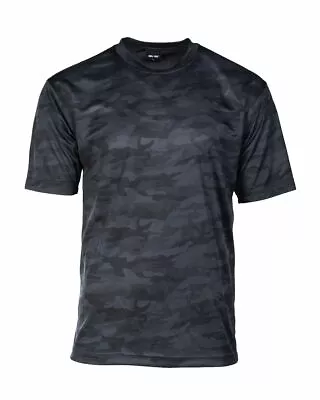 Buy Dark Camouflage Lightweight Mesh T-Shirt - Breathable Camo Top - All Sizes • 14.95£