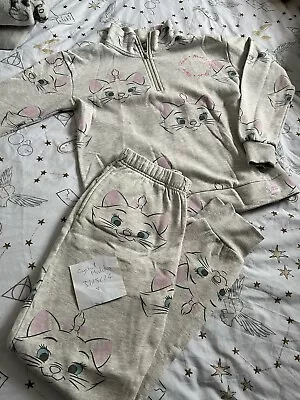 Buy GREAT CONDITION!! Size 8-10 Disney Marie Thick Long Sleeved Zip Pyjamas • 5£