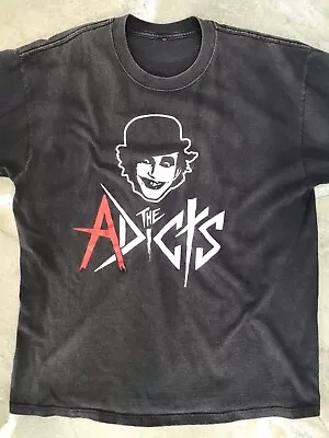 Buy The Adicts Punk Rock New Wave PopPunk Antagonizer Worn Down T-shirt Aged Ctn • 70.02£