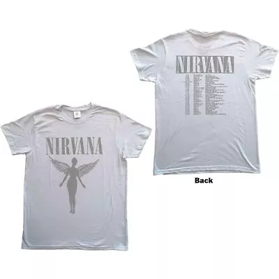 Buy Nirvana In Utero Tour Official Tee T-Shirt Mens Unisex • 16.06£