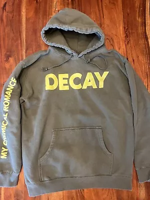 Buy My Chemical Romance Decay Swarm 2022 Reunion Tour Hoodie Green Sweatshirt Large • 92.43£