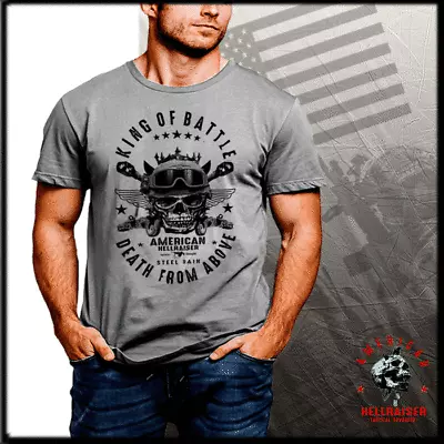 Buy Field Artillery T-shirt Howitzer Cannoneer Military Combat Ops King Of Battle  • 18.63£