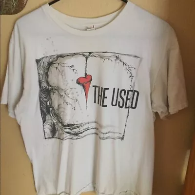 Buy Reprinted The Used White Band T-Shirt, Rock Band Shirt, Brand New Shirt TE3171 • 21.28£