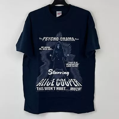Buy Alice Cooper Psycho Drama Tour Rare Band T-Shirt L • 10£