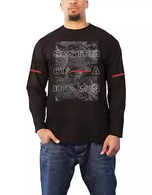 Buy System Of A Down T Shirt Eye Collage New Official Mens Black Long Sleeve Unisex • 22.95£