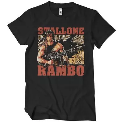 Buy Rambo Jungle Sylvester Stallone Official Tee T-Shirt Mens • 17.13£