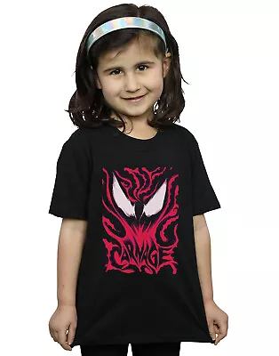 Buy Marvel Girls Venom Carnage T-Shirt • 12.99£