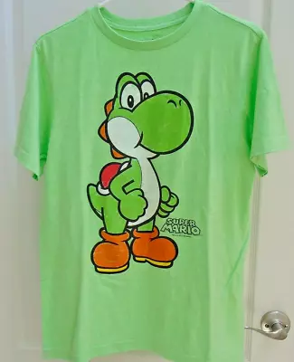 Buy Super Mario Bros Yoshi Graphic T-Shirt - Youth XL 14/16 New • 9.72£