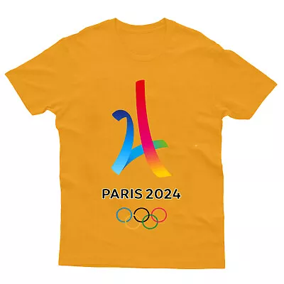 Buy Olympics Games 2024 Adult Kids T-Shirt Pariss France Gaming Unisex T Shirt • 11.49£