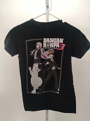 Buy Dangan Ronpa 3 Shirt Women's Size X-Small Black Despair Graphic Print Casual • 7.46£