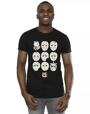 Buy Friday The 13th Men's Jason Masks T-Shirt • 13.99£