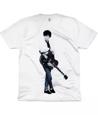 Buy THE SMITHS - JOHNNY MARR - 1984 - White T Shirt - Version 3 - Organic -MORRISSEY • 19.99£