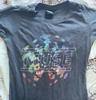 Buy Vintage Muse The Resistance Tour Merchandise Tshirt Size XS Grey  • 20£