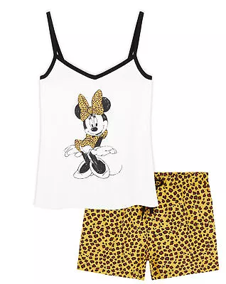 Buy Disney Minnie Mouse Ladies Pyjamas, Short PJs Nightwear, Cosy Women’s Loungewear • 14.49£