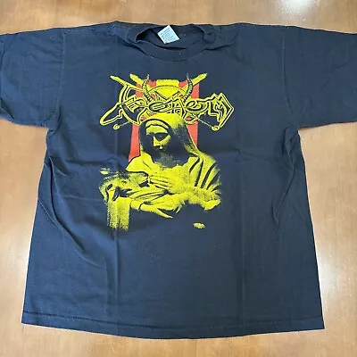 Buy Vintage Rare Venom Mary Goat Black Metal T Shirt L Bathory Mayhem 90s B1 • 142.73£