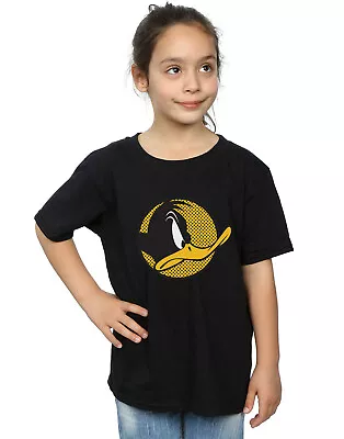 Buy Looney Tunes Girls Daffy Duck Dotted Profile T-Shirt • 12.99£