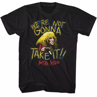 Buy Twisted Sister Not Gonna Take It Music Shirt • 24.74£