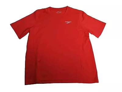 Buy Brooks Equilibrium Technology Mens Running Shirt Red Mesh Athletic Size Large • 17.71£