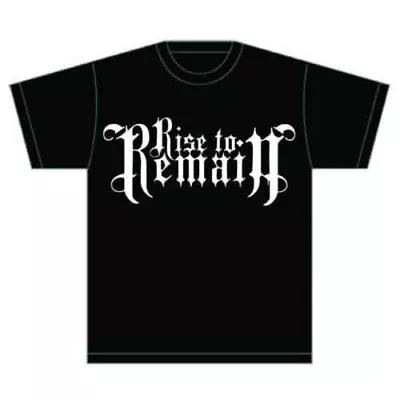 Buy Rise To Remain Men's Logo T-Shirt, Black, Medium • 17.77£