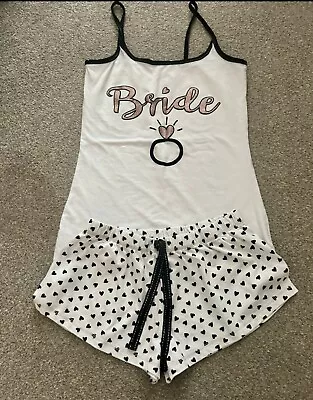 Buy Ladies Bride Pyjamas. Size 10/12  • 2.99£