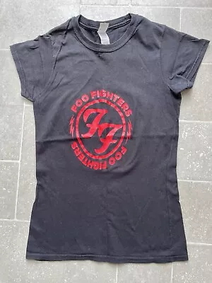 Buy *FOO FIGHTERS* T SHIRT BLACK *Size SMALL 8* ROCK BAND TOP 2024 TOUR LADIES TEENS • 12.95£