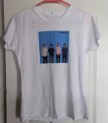 Buy Weezer  T-Shirt  Blue Debut Album Cover 1993 Line-Up Merch Size Small • 5.45£