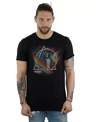 Buy Marvel Men's Guardians Of The Galaxy Neon Star Lord Masked T-Shirt • 13.99£