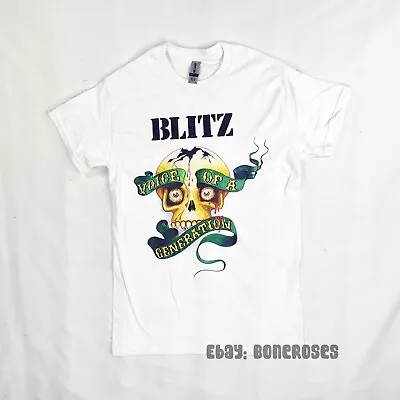 Buy Blitz Voice Of A Generation T-Shirt, Adult Unisex Music Band, Oi!, Post-punk • 12£