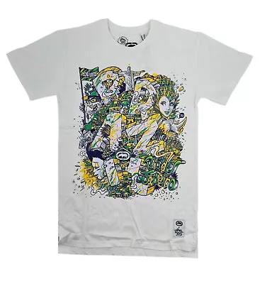 Buy Ecko Unltd Men's Urban Designer Rio Carnage Hip Hop Cotton T-Shirts, White • 24.99£