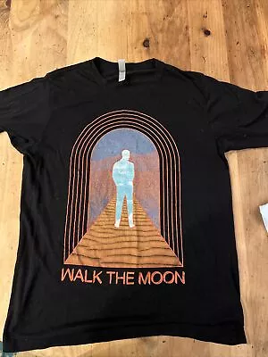 Buy Walk The Moon - Black Shirt- No Tag - Pinhole In Rear Neck Area • 14£