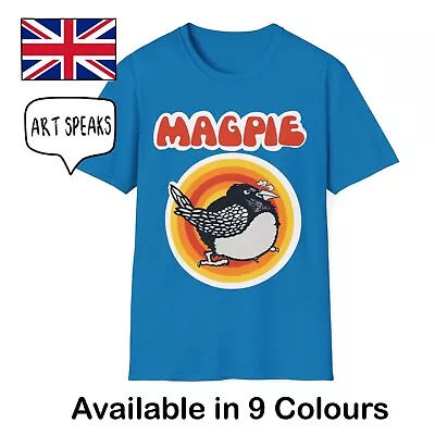 Buy Magpie Retro T-Shirt Men Unisex Womens 60s 70s 80s UK Kids TV Show Nostalgia • 16.99£