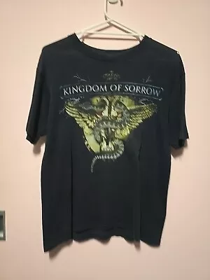 Buy Kingdom Of Sorrow Shirt Mens Size Medium Black Metal Hatebreed Crowbar Rock  • 31.76£