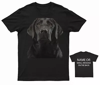 Buy Labrador Head Face T-shirt Cute Dog Lover Gift Custom Name Personalised Gift • 14.95£