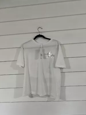 Buy New ZARA White Better Land Waterpark T-shirt Short Sleeve TIK TOK Size S Y208 • 19.83£
