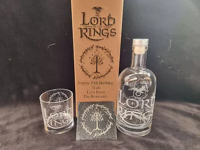 Buy Lord Of The Rings Tree Of Life Decanter Box Set Can Be Personalised • 4.99£
